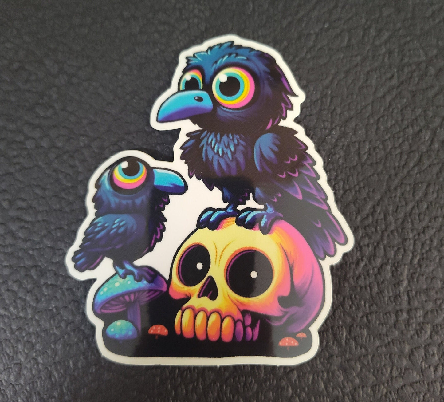 Trippy Ravens Sticker