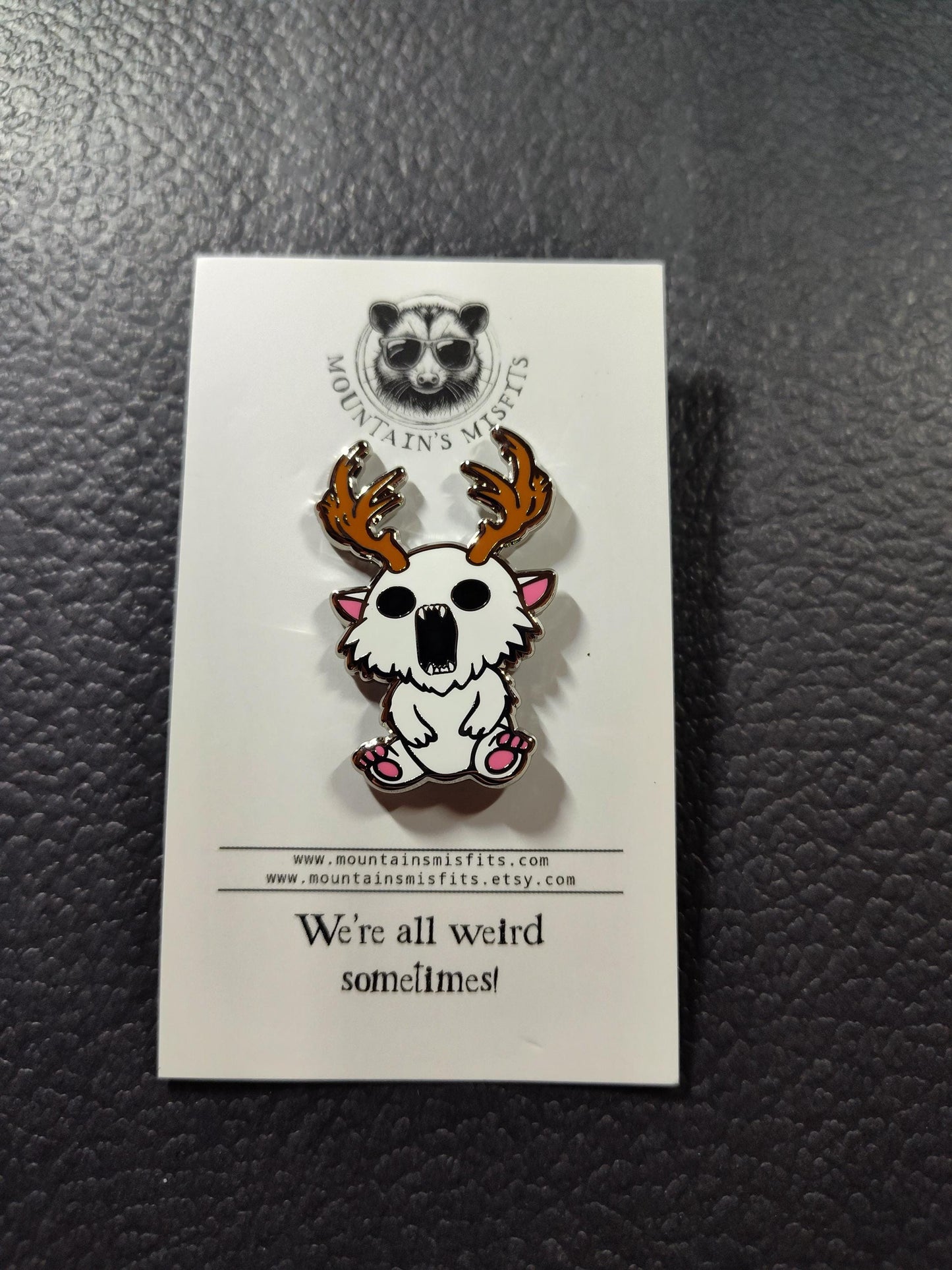 Wendigo Enamel Pin - Cryptid Pin