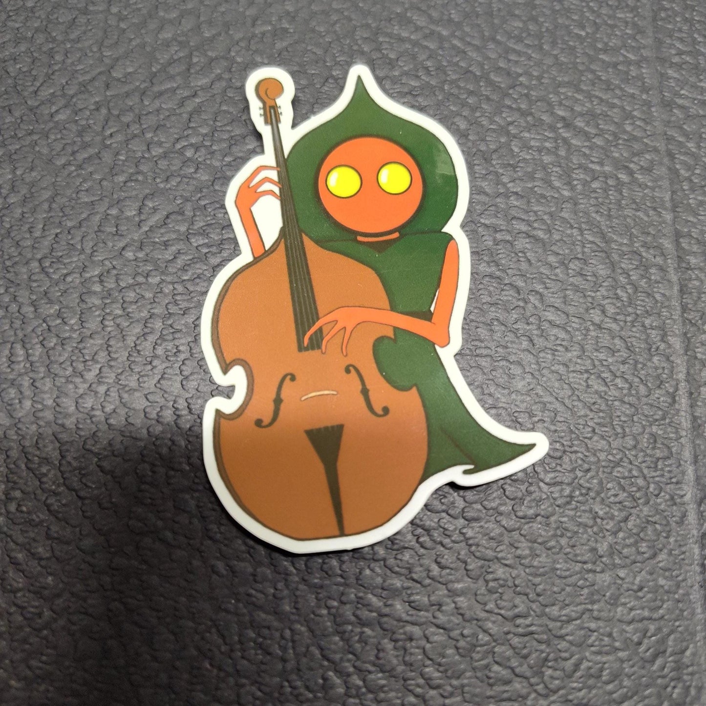 Braxie & Bass: Vinyl Flatwoods Monster and Bass Sticker - Waterproof Sticker For Laptops, Water bottles, Phones, and more!