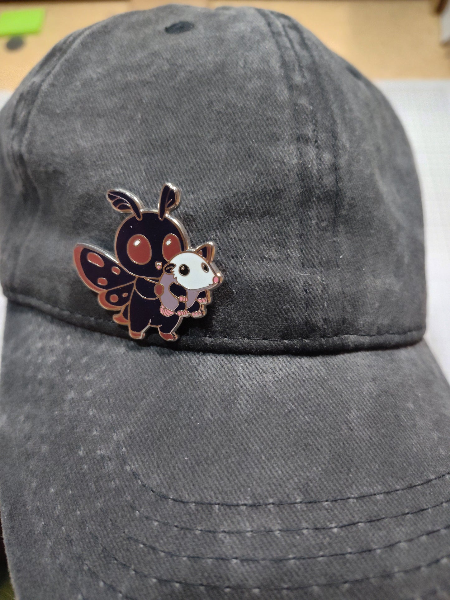 Mothman w/ Opossum Pin