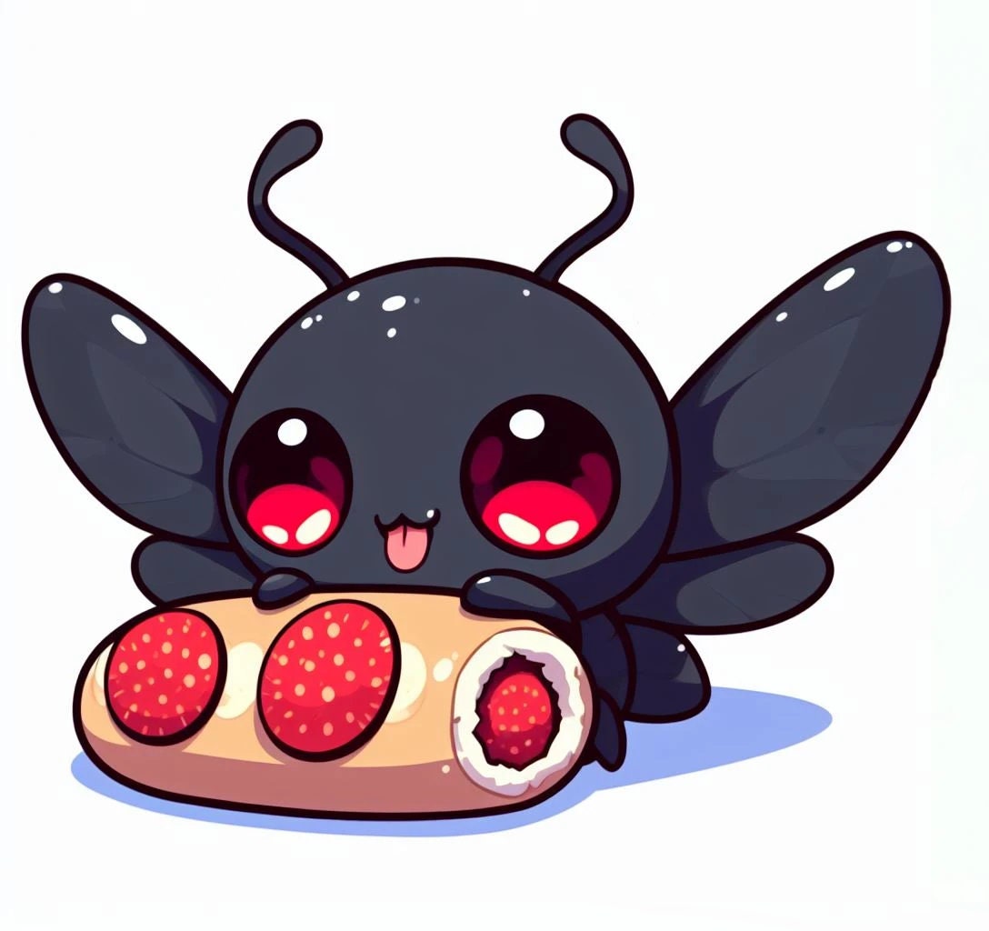 Mothman Noms Sticker