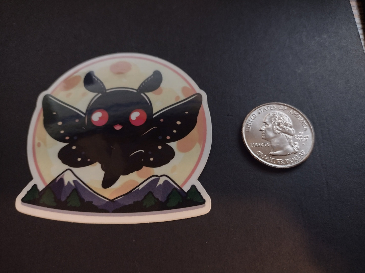 Mothman and The Moon Sticker