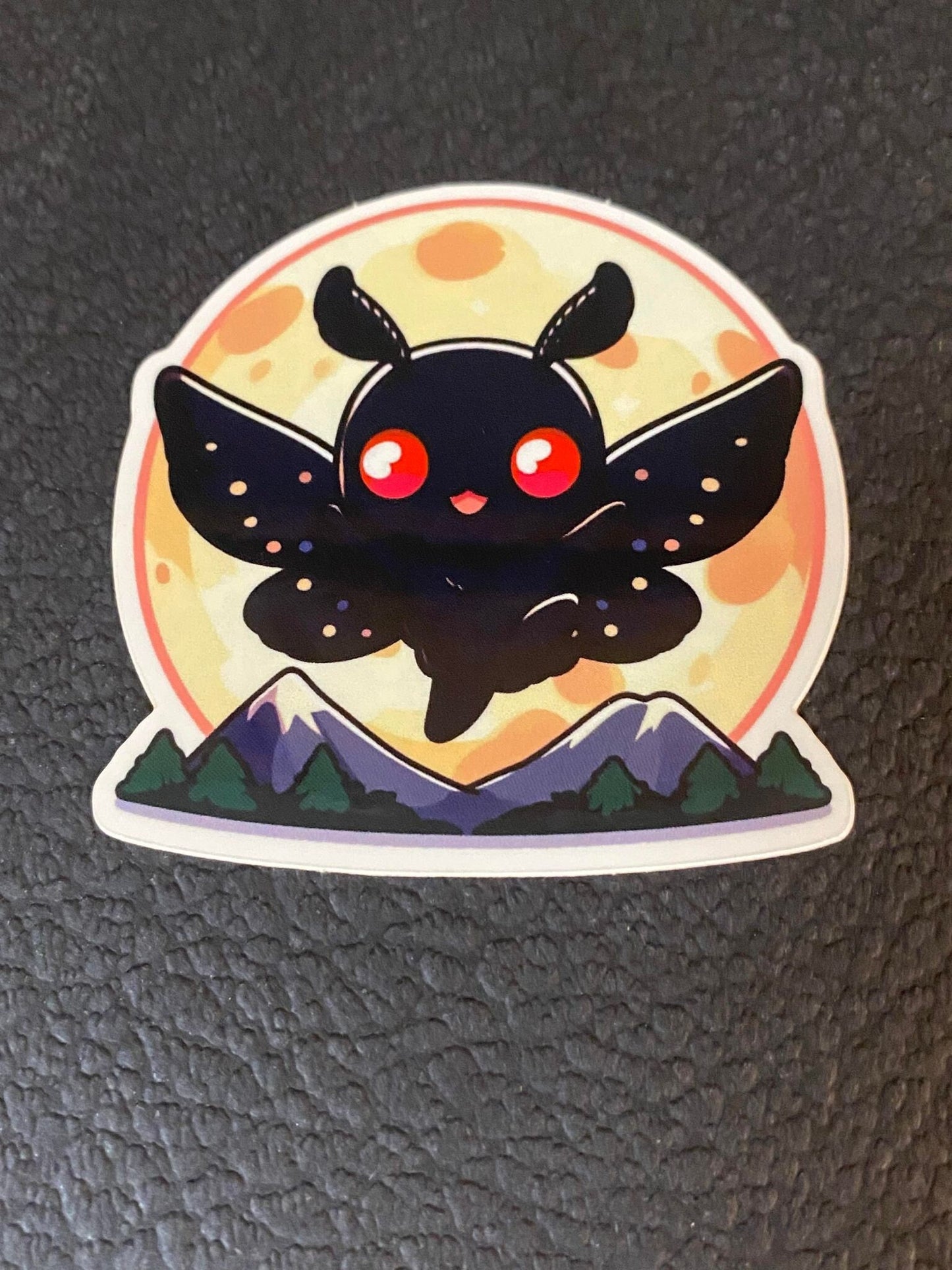 Mothman and The Moon Sticker