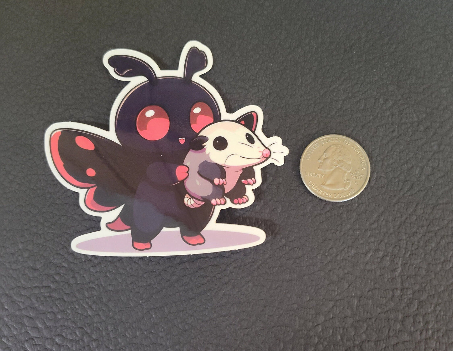 Mothman w/ Opossum Sticker