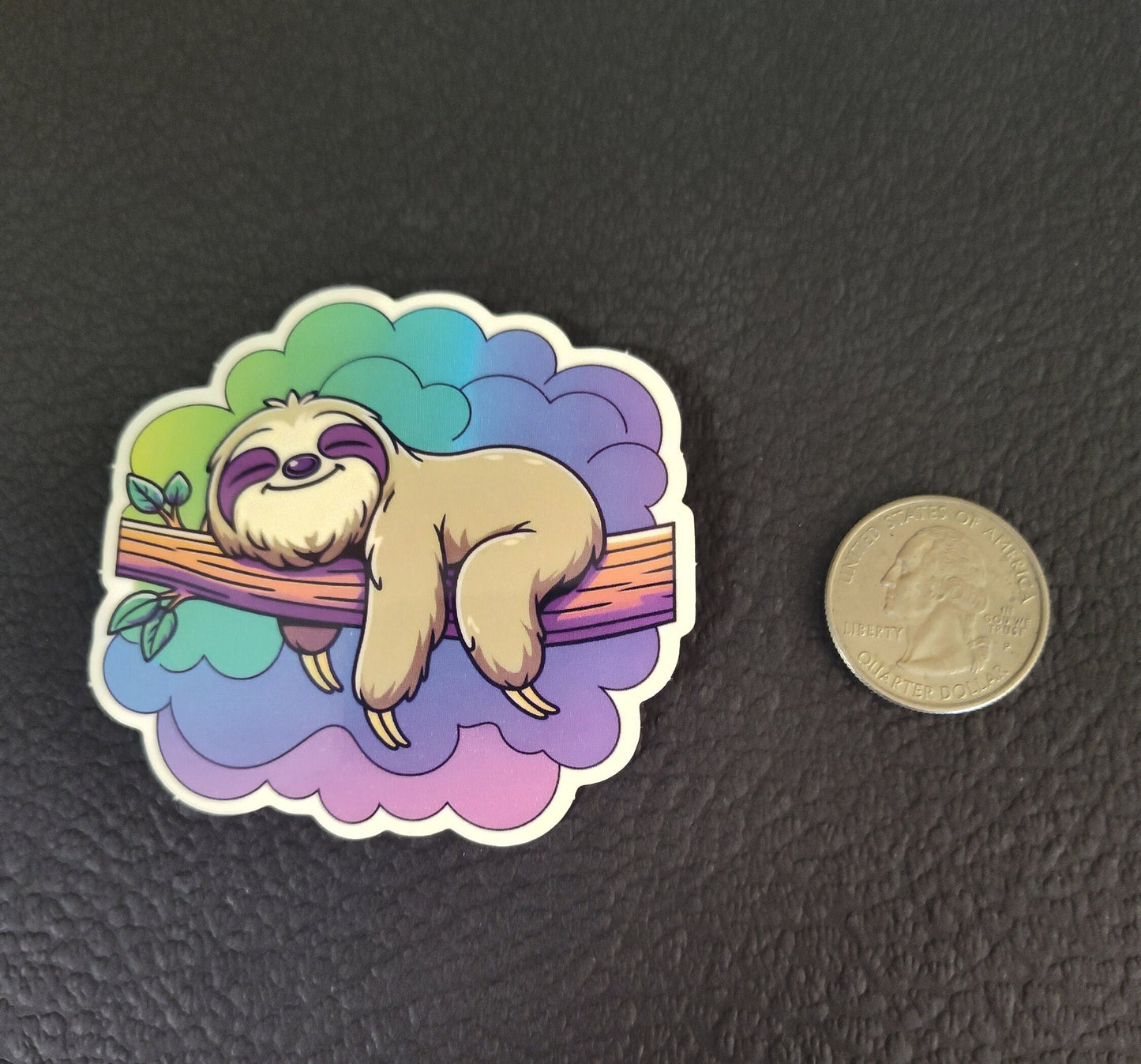 Sleeping Sloth Sticker