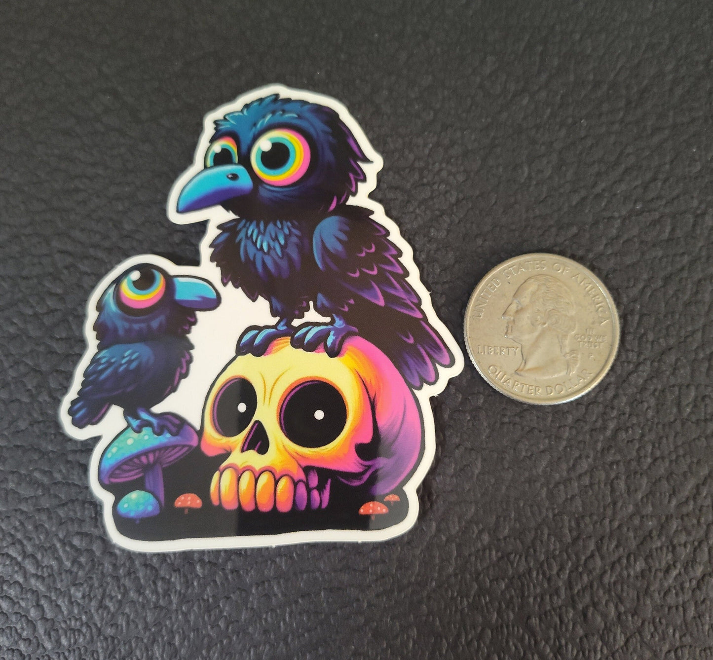 Trippy Ravens Sticker