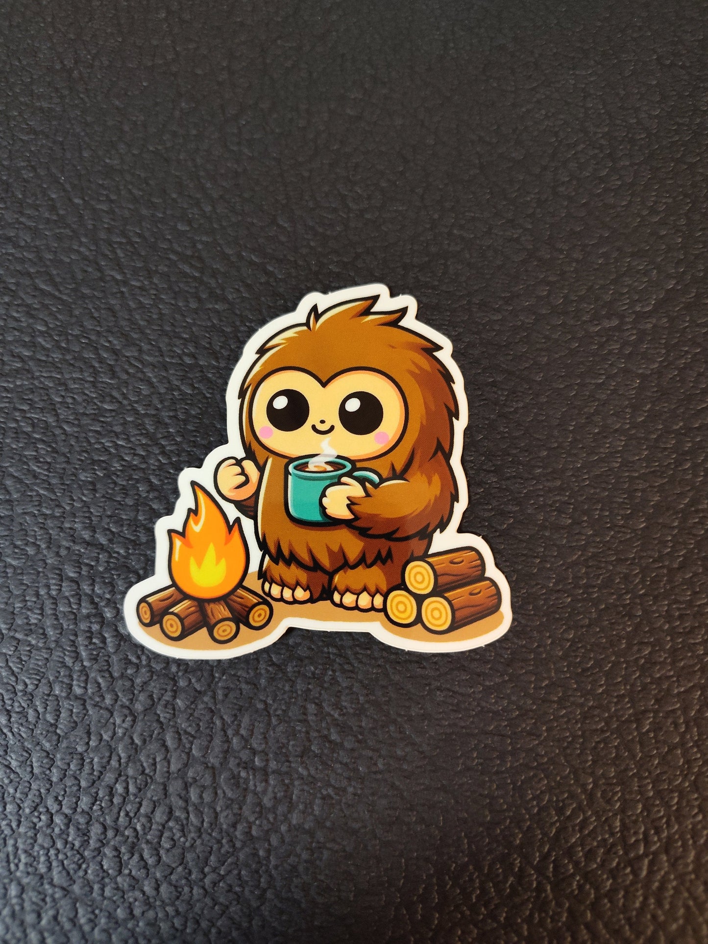 Bigfoot & Coffee Sticker