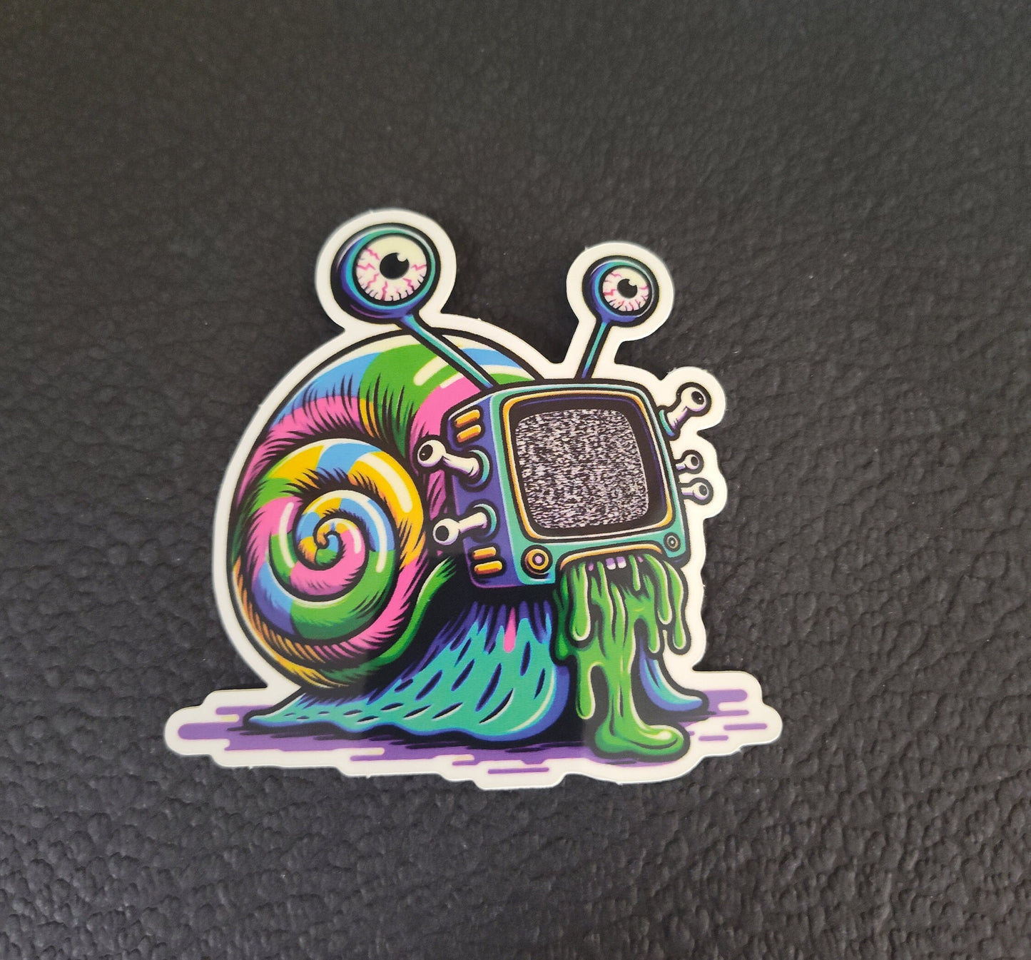 Static Snail Sticker