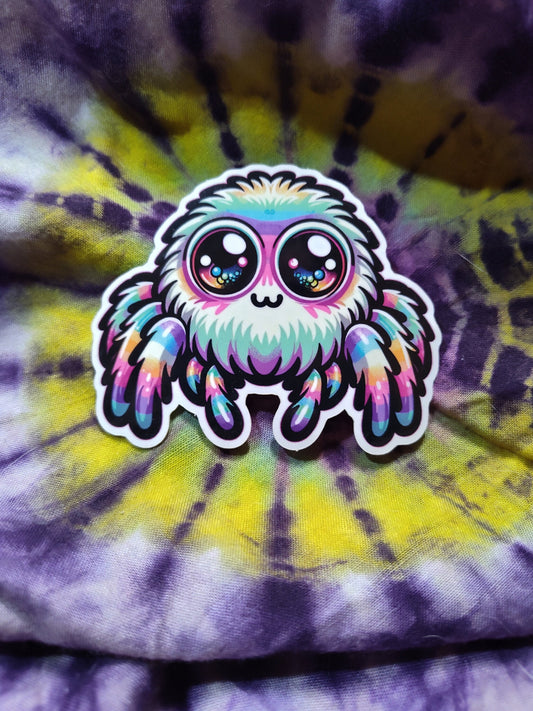 Trippy Spider Sticker