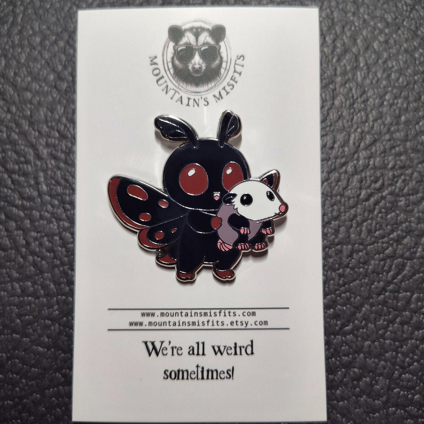 Mothman w/ Opossum Pin