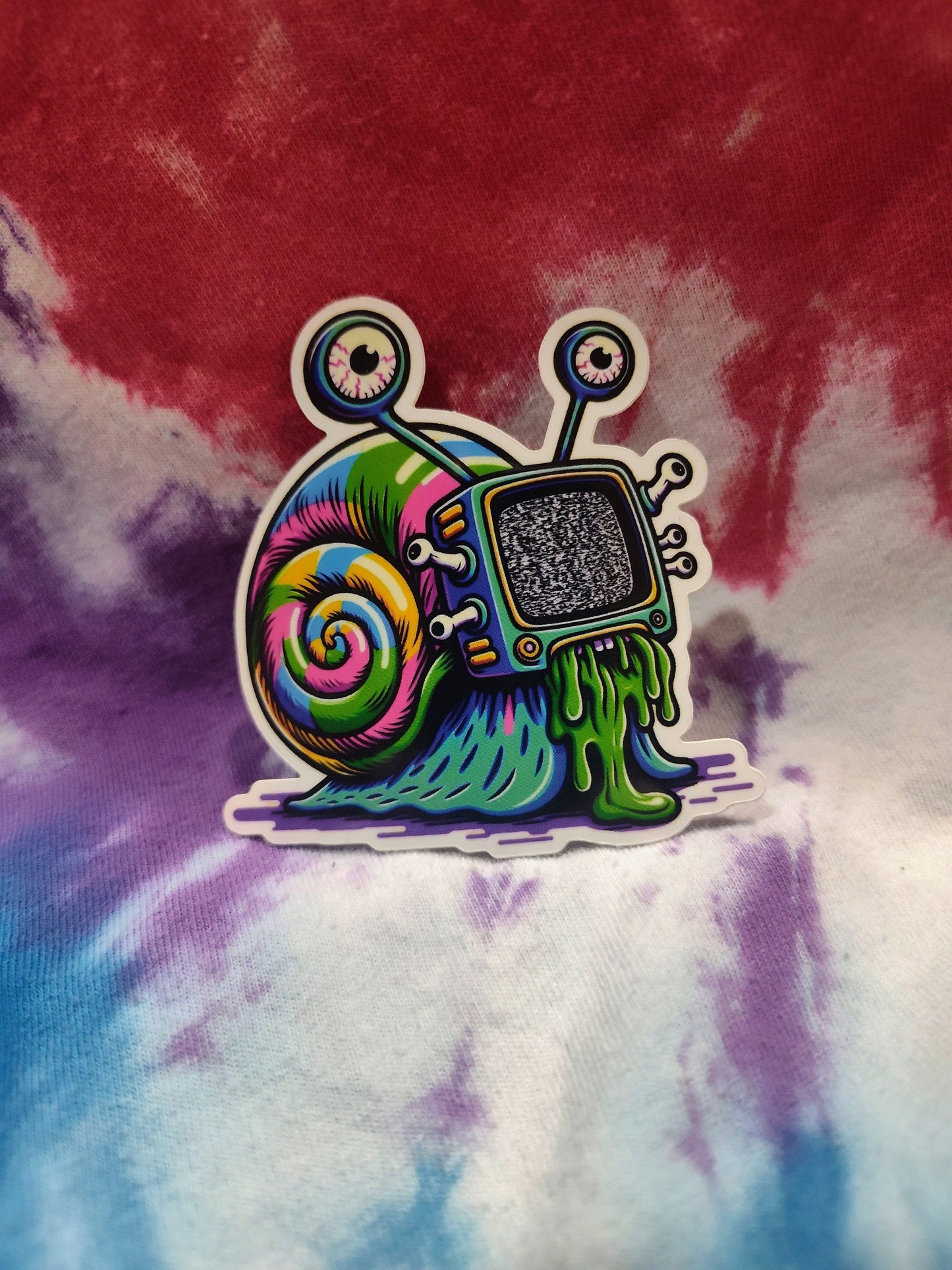 Static Snail Sticker