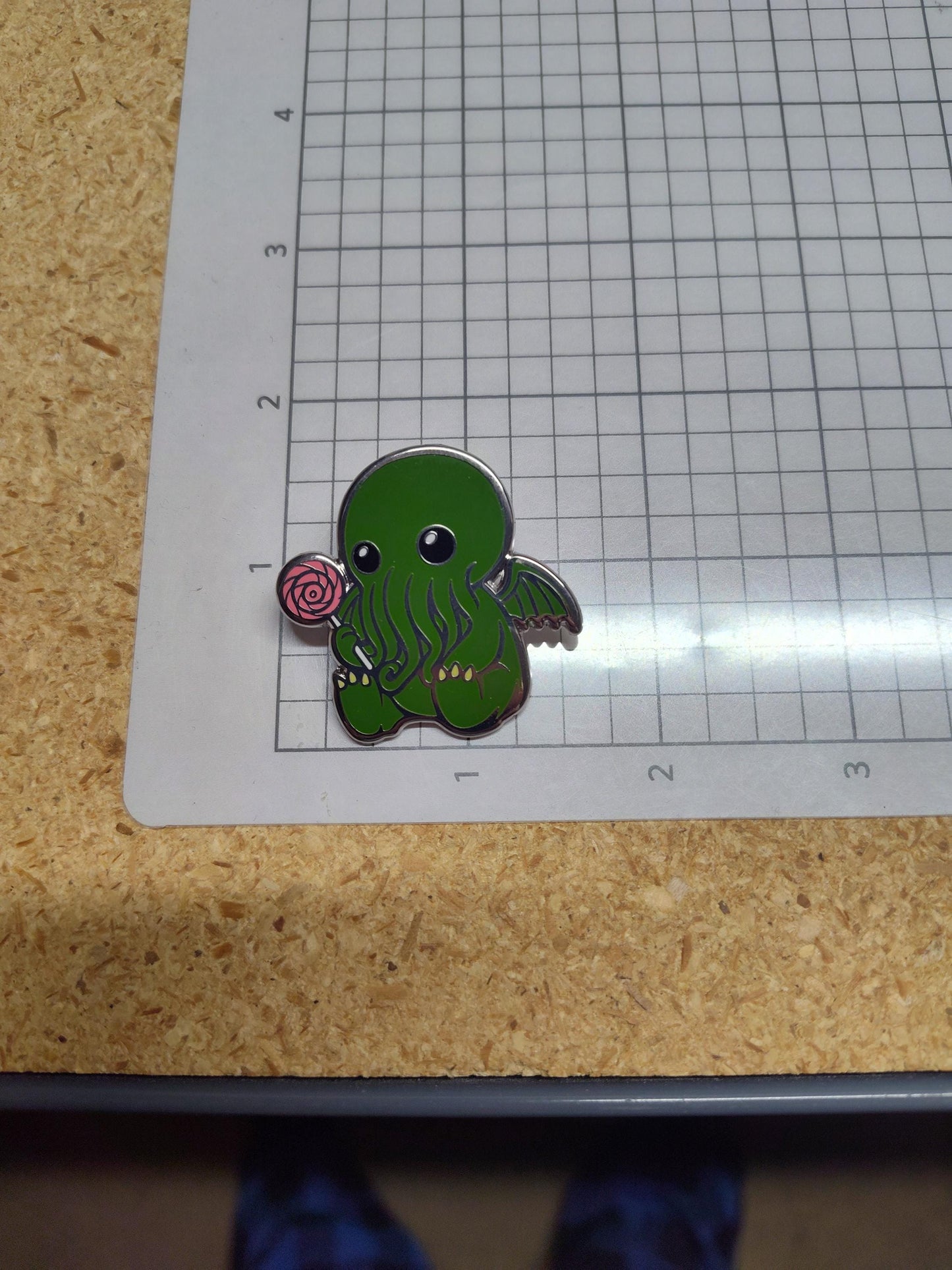 Cthulhu & Candy Enamel Pin - Cthulhu Lovecraft Pin