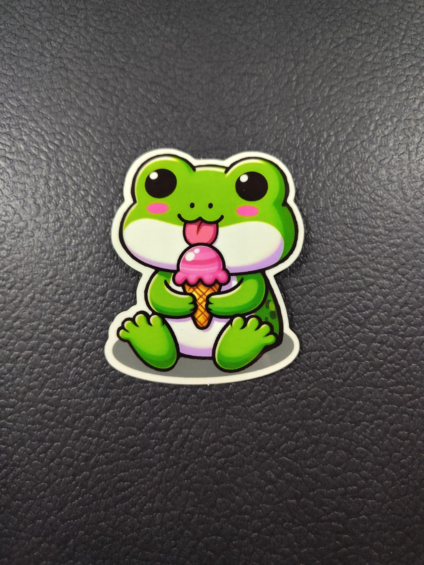 Frog and Frozen Treat: Frog Sticker