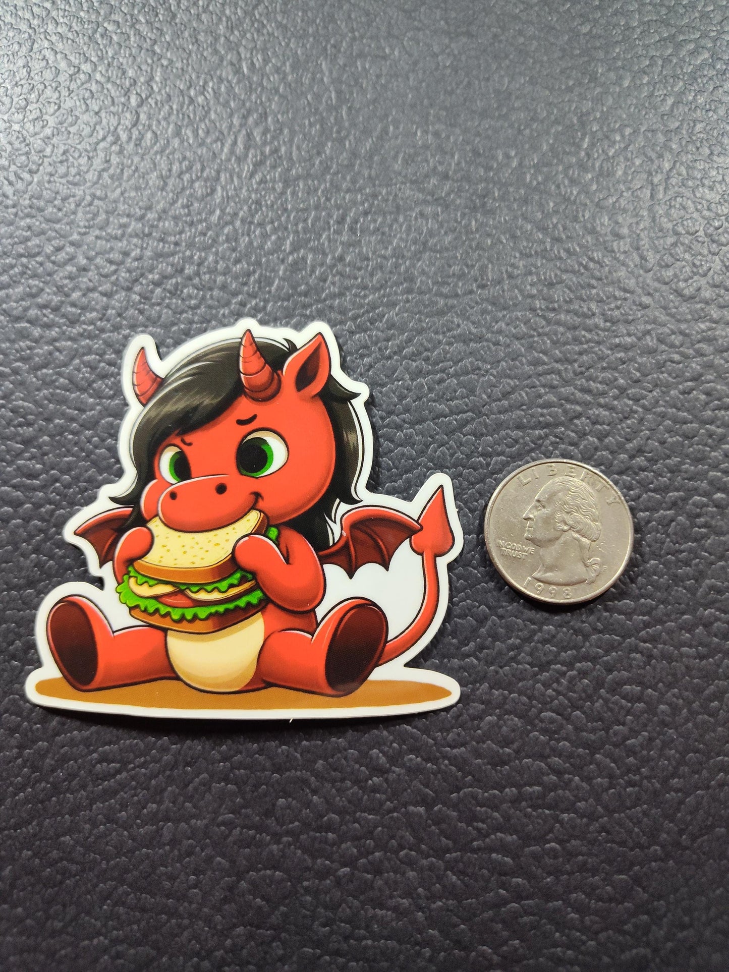 Jersey Devil and Sandwich: Jersey Devil Sticker