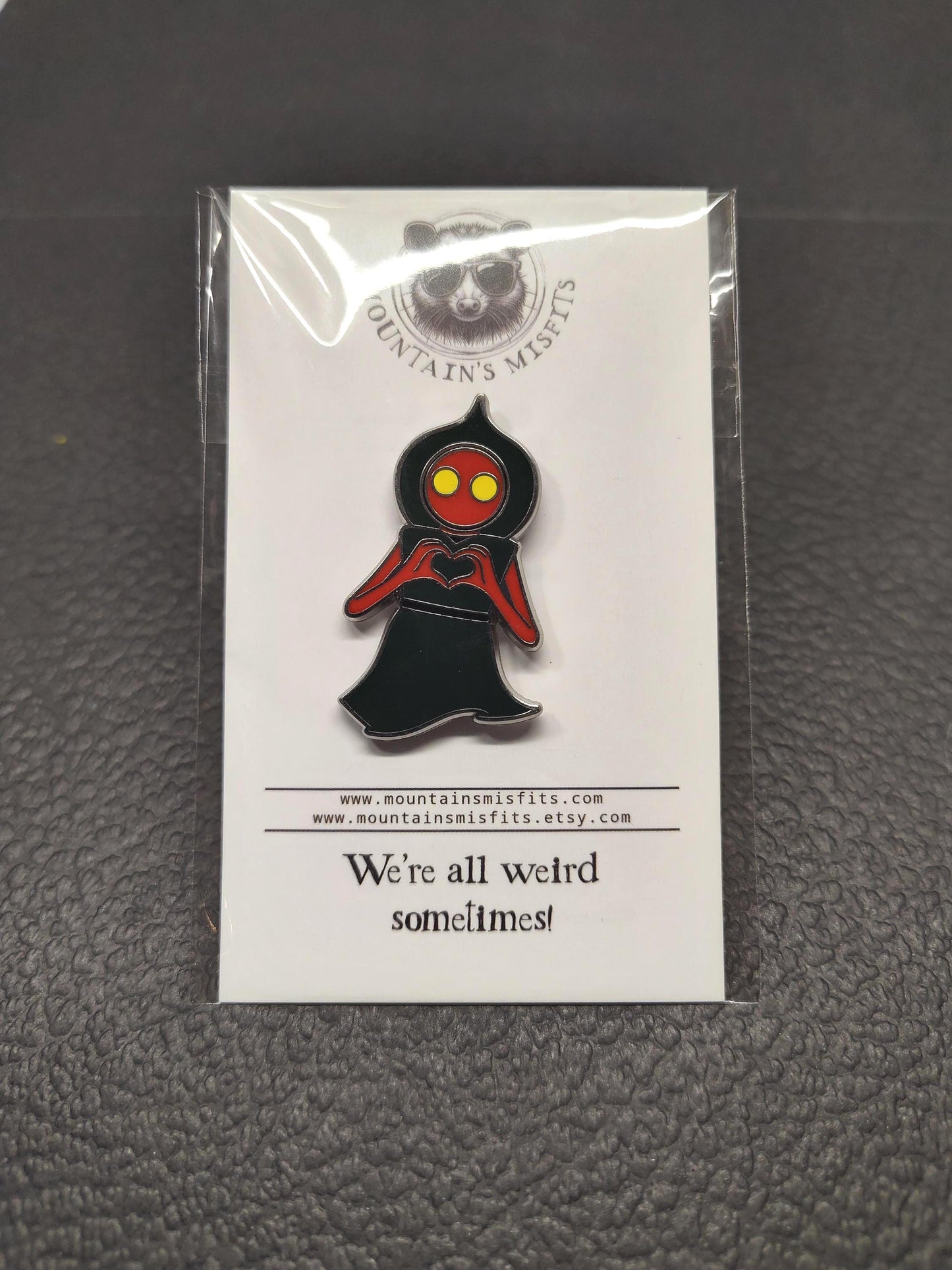 Flatwoods Monster Enamel Pin - Cryptid Gift