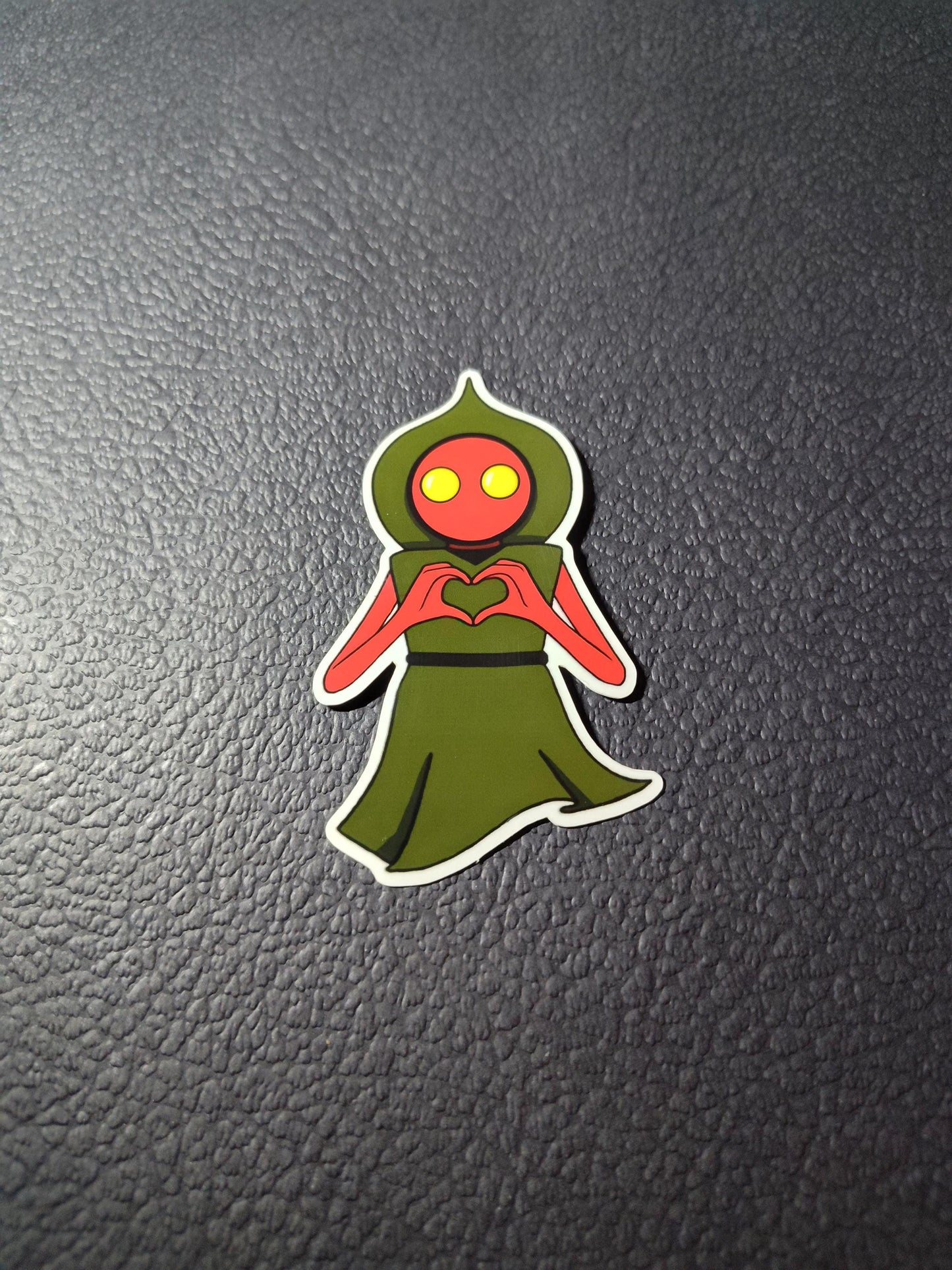 Flatwoods Heart Hands Vinyl Sticker: Braxie Loves You- Waterproof Laptop Decal